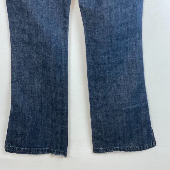 7 For all Mankind Flare Slit Side Hem Jeans 30 - Picture 7 of 10